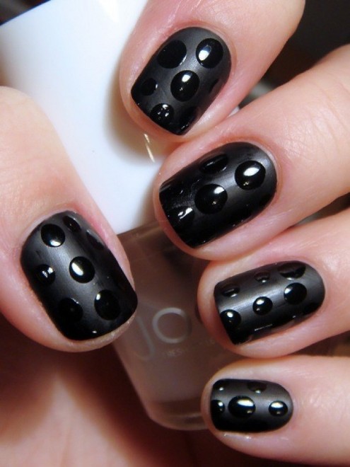 Dark-Black-Nail-Art-Puzzel-Games