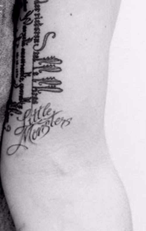 Tatuaggio-sul-braccio-siunistro-Lady-Gaga