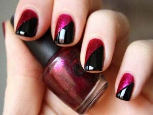 1. Black and White Nail Art Designs on Tumblr - wide 9