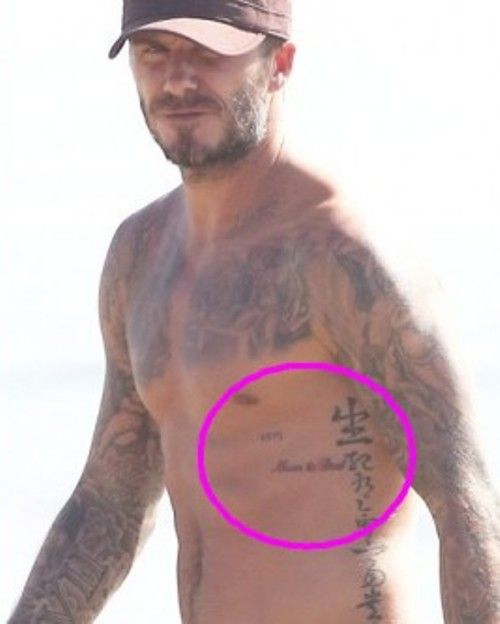 born meaning hebrew Body Their & â€“ Meanings Art Tattoos David 40 Guru Beckhamâ€™s