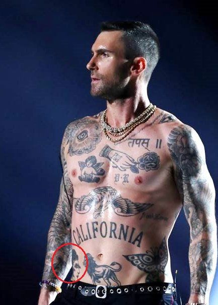 Adam Levine Centaur Tattoo