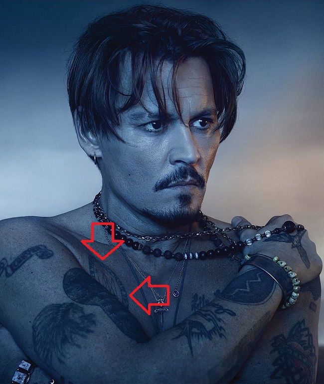 A Complete List of Johnny Depp Tattoos: Best tattoos of Jack Sparrow -  Tattooli.com