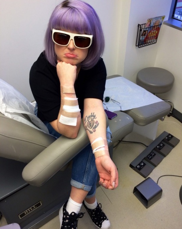 Kelly Osbourne Artistic Design Tattoo Kelly Osbourne