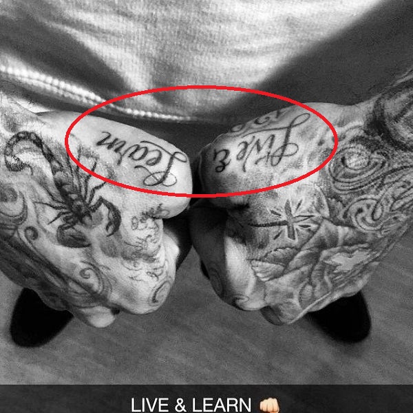 travis barker-live and learn tattoo