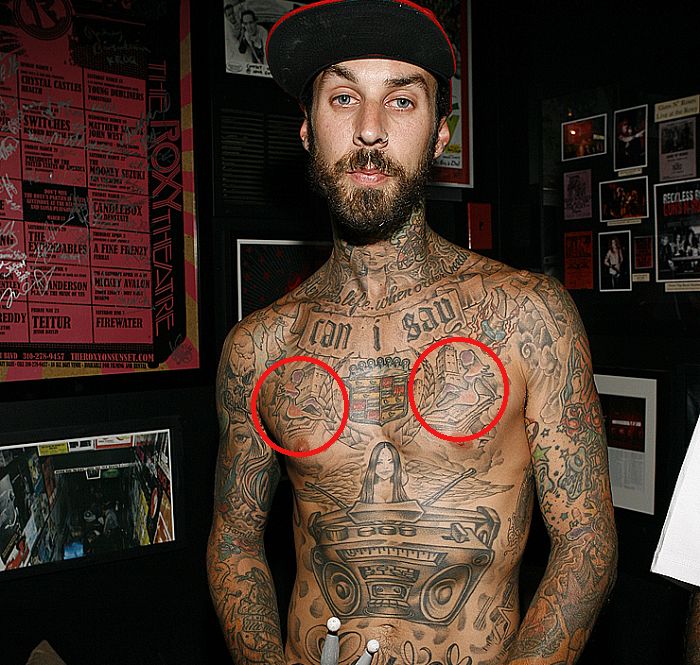 Travis Barker s 103 Tattoos Their Meanings Body Art Guru