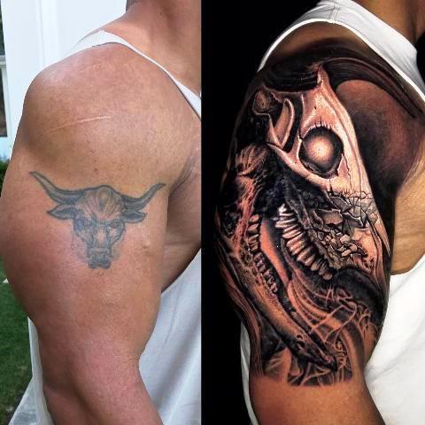 Dwayne Right Arm Tattoo