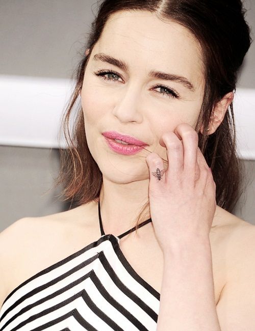 Emilia Clarke S 2 Tattoos Their Meanings Body Art Guru