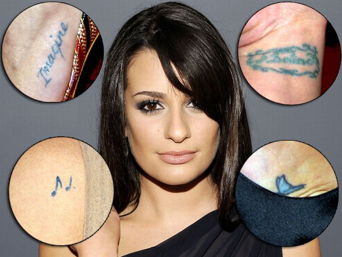 Lea Michele Tattoos