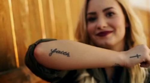 Demi Lovato - Faith Tattoo