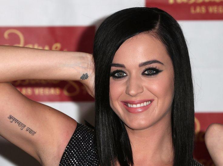 Katy Perry - Sanskrit tattoo
