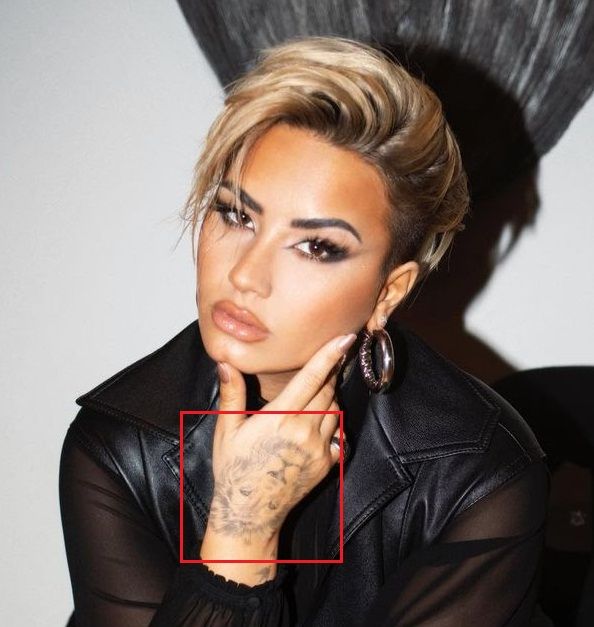 tigre tatuaje demi lovato