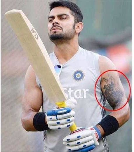  Virat Kohli s 11 Tattoos Their Meanings Body Art Guru