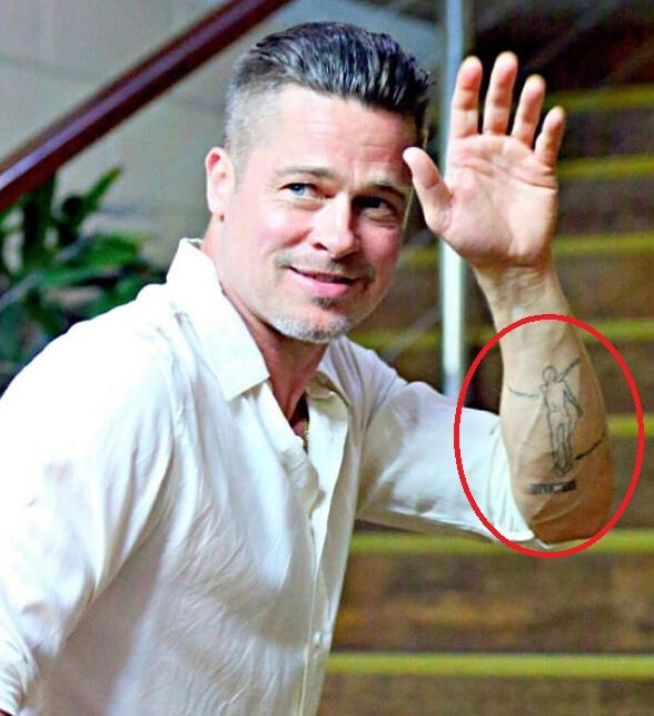 Tatuaje de Brad Pitt - Iceman