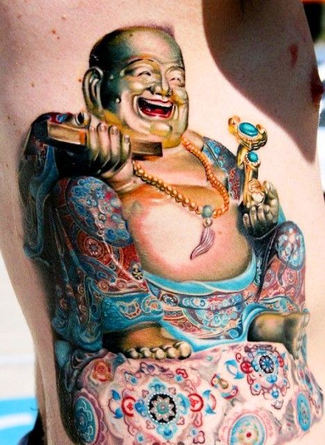 Tatuaggio cinese del Buddha