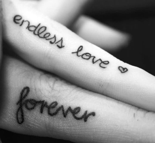 Tattoo uploaded by Victoria Michelle  Instead of endless love in English  itll be spelt in French amore eternal  Tattoodo