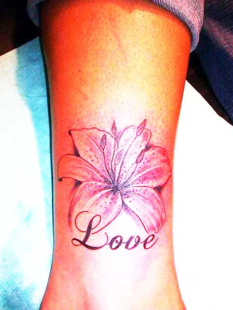 love symbol tattoo unconditional love