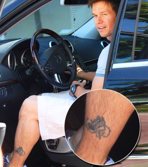 Mark Wahlberg Ankle Tattoo
