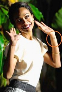 Zoe Saldana’s 5 Tattoos & Their Meanings - Body Art Guru