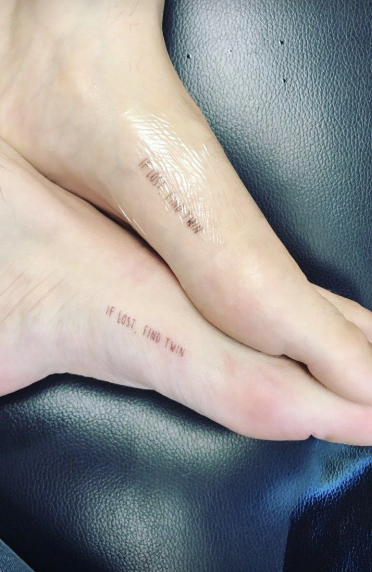 Bella Thorne Passendes Fuß-Tattoo