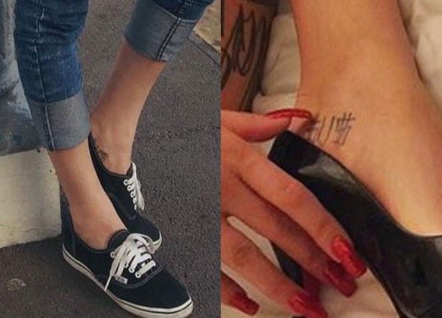 Melissa Marie Green Suspect Tattoo On Foot