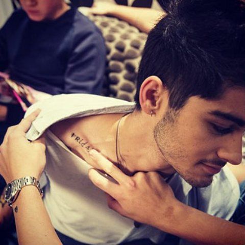 Zayn Malik fredag Tattoo