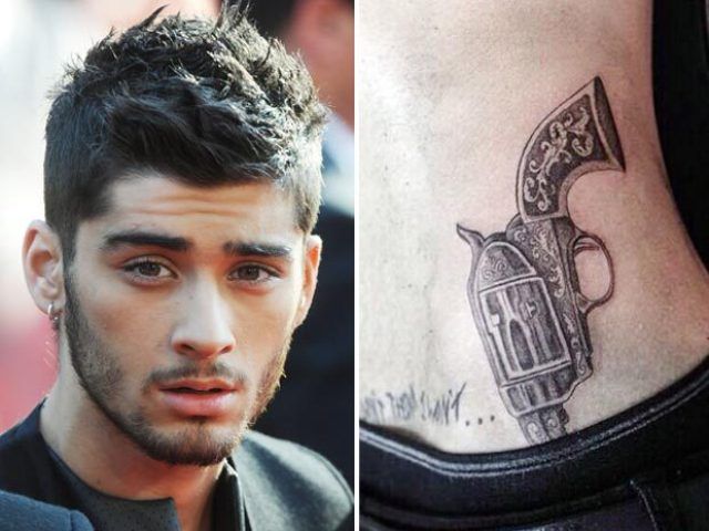 Zayn Malik Pistole im Hosenbund