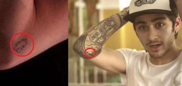 Tatuaje de rompecabezas de Zayn Malik