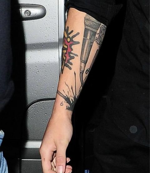 Zayn Malik Microfono Tatuaggio