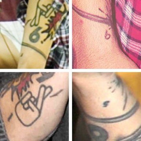 Tatuaje de números de Zayn Malik