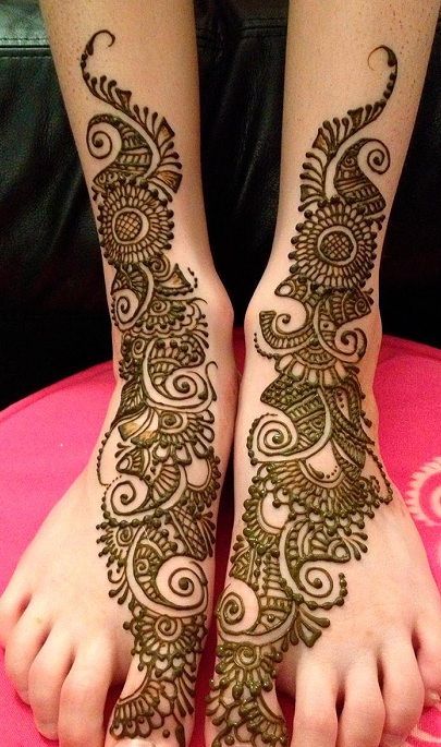 30 Amazing Henna Mehndi Designs For Legs Body Art Guru