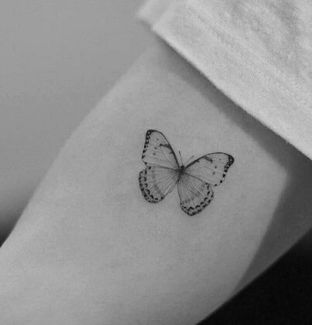 Ashley Tisdale Butterfly Tattoo
