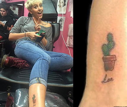 Paris Jackson Right Leg Cactus