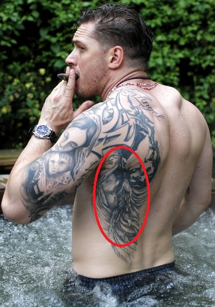 Tom Hardy Tattoos  