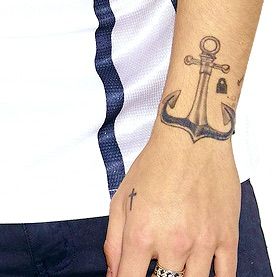 Harry Styles Anchor Tattoo-
