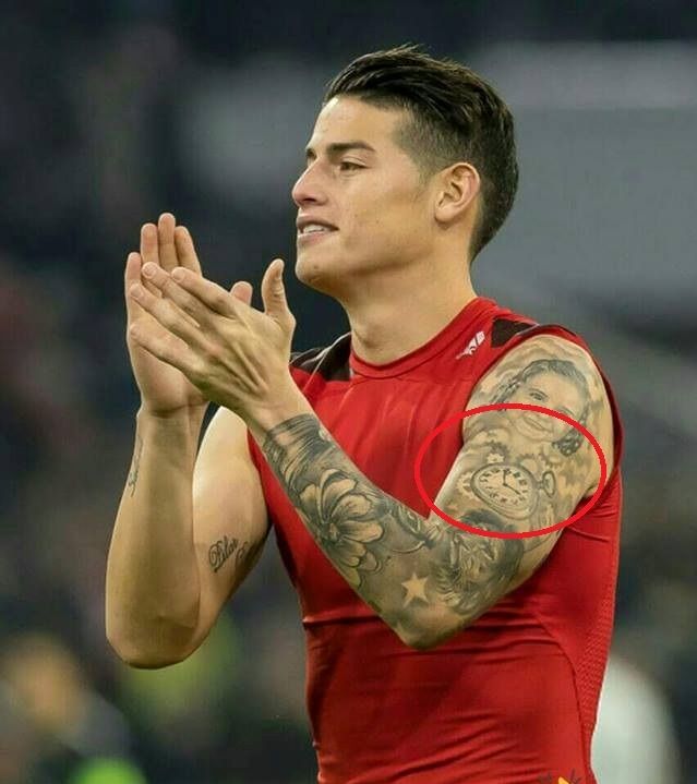 James Rodriguez S 18 Tattoos Their Meanings Body Art Guru