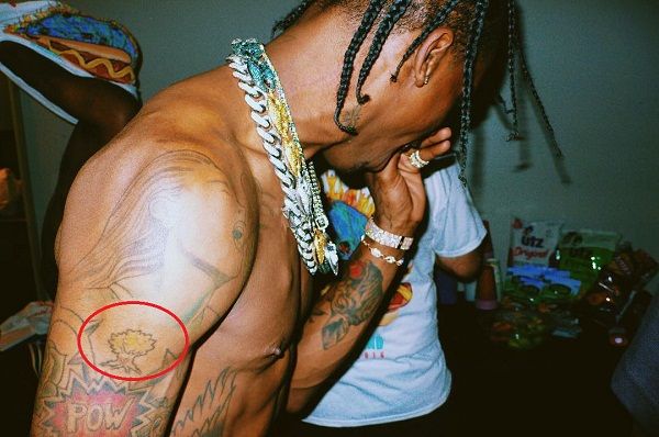 tree tattoo-travis scott