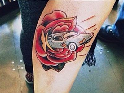 Hayley Williams Car Tattoo