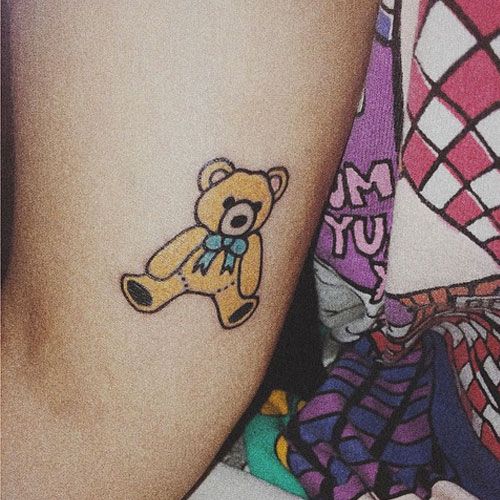 Melanie Martinez Teddy Bear Tattoo
