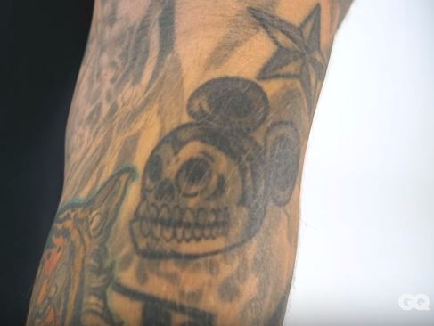 J balvin Mickey Mouse Tattoo