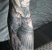 J. J. Redicks Left Arm Eagle Tattoo