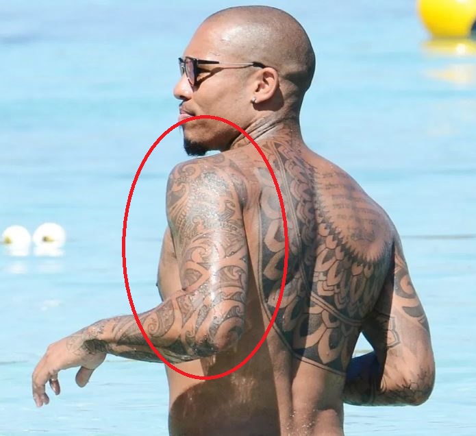 Nigel de Jong shoulder tattoo 2