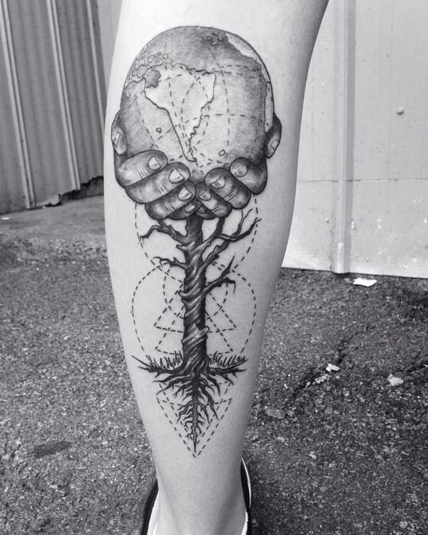 earth tattoo