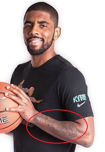 Kyrie Irving Left ArmTattoo
