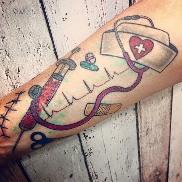 50 Amazing Nurse Tattoo Designs with Meanings - Body Art Guru