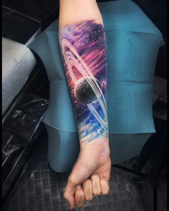 35 Amazing Saturn Tattoos With Meanings Ideas Body Art Guru