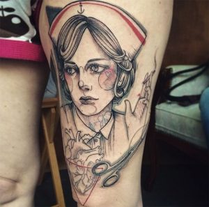 nurse tattoo