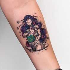 Mother Earth Tattoo  Tattoo Ideas and Inspiration  anamaturana  Hippie  tattoo Earth tattoo Mother nature tattoos