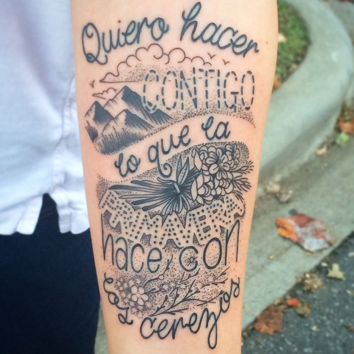 spanish tattoo