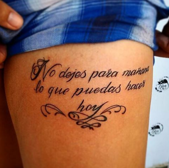 30 Amazing Spanish Tattoos with Meanings, Ideas, and Celebrities Body