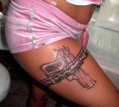 33 Great Gun Tattoos With Meanings And Celebrities Body Art Guru